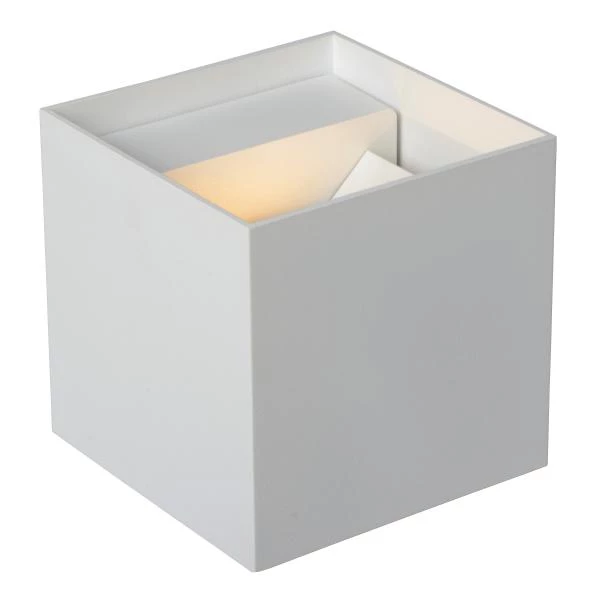 Lucide AXI - Foco de pared / Lámpara de pared Baño - LED - 2x7W 2700K - IP54 - Ángulo de haz ajustable - Blanco - detalle 1